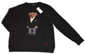 Polo Ralph Lauren Strickpulli  Polobär Gr.XL schwarz Neuwertig
