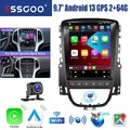 Android 14 Autoradio 64G Carplay GPS Navi BT Kam Für Opel Astra J Buick Excelle