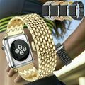 Edelstahl Armband Metall Für Apple Watch Serie 10 9 8 7 6 5 4 SE Ultra 2 38-49mm
