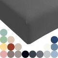 Janine Spannbetttuch Elastic-Jersey 150 x 200 cm Elasthan Baumwolle Bettlaken