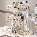 2-3 Ebenen Kosmetik Aufbewahrungsbox Klar Gestell Make-up Organizer Parfüm Displ