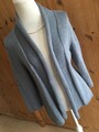 ✦ PETER HAHN ✦ Gr. 42 / 44 ∞ Damen Jacke Strickjacke ∞ offene Front ∞ Baumwolle