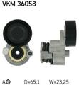 Original SKF Spannrolle Keilrippenriemen VKM 36058 für Renault