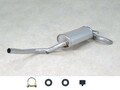 MTS Endtopf NEU für Mercedes Benz 190 W201 2.0 / 2.0D Auspuff + Anbaut.