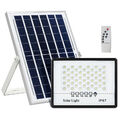 100W LED Solarlampe Solarleuchte mit Fernbedienung Außen Fluter Strahler Sensor