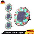 4x LED Solarleuchte Bodenstrahler Außen IP65 Gartenleuchten RGB Solarlampen