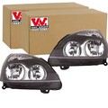 2x VAN WEZEL H7/H1 SCHEINWERFER SATZ passend für RENAULT CLIO LINKS+RECHTS