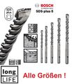 BOSCH Plus-5 SDS-Plus 2-Schneiden Beton Stein Hammerbohrer Ø 4 - 26mm LongLife