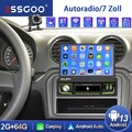 Android 13 CAM CarPlay 7"  Autoradio Navigation GPS NAV Single 1 DIN WiFi BT FM