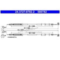 2x ATE Handbremsseil hinten für Opel Corsa D S07 | 125289