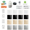 TUYA Smart Life WiFi Glas Touch Lichtschalter Wandschalter Fernbedienung-1-4Gang