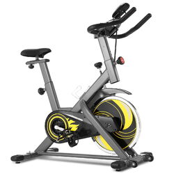 Heimtrainer Trimmrad LCD Hometrainer Fitness 13kg Schwungrad Cycling Bike 150 KG