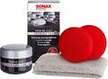 SONAX PremiumClass Carnauba Care - Wax Lack-Versieglung Set inklusive Zubehör