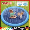 Hundepool Blau Wasserbecken Doggy Kinderpool Sommer Swimmingpool Planschbecken