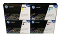 4 Original Toner HP Color Laserjet 4600 4650 N DN / 641A C9720A C9721A - C9723A