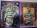 Match Attax Champions League 2024-25 Extra purple  2x Celtic FC