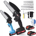 4+6 Zoll Akku Kettensäge Mini Elektro Motorsäge Handkettensäge Für Makita 18V
