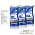 MANNOL 3x 1 L LITER ANTIFREEZE AG11 LONGTERM KÜHLERFROSTSCHUTZMITTEL BLAU