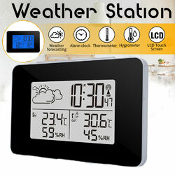 Digitale Wetterstation Funk mit Außensensor Innen und Außentemperatur Funkwecker