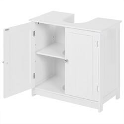 RENEW Badschrank Unterschrank Waschtischunterschrank Badezimmerschrank 2 Türen