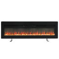 XXL Wandkamin Elektrokamin LED Dekokamin Heizung Einbaukamin 152cm  9 Modi