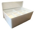 Ikea KUGGIS Box mit Deckel, weiß 37x54x21 cm mit Einsatz 
