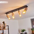 Drehbare Wohn Schlaf Zimmer Leuchten Holz Decken Lampen 4-flammig Flur Strahler