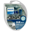 Philips WhiteVision ultra DuoBox H4 + W5W Halogen 60/55W 12V Autolampen