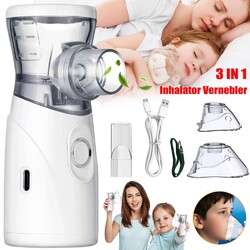 Inhalator Vernebler Inhalationsgerät Inhaliergerät für Kinder und-Erwachsene DE