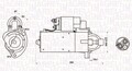 Magneti Marelli 063721423010 Starter für AUDI SEAT VW Startanlage