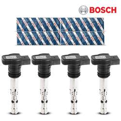 4x ORIGINAL BOSCH ZÜNDSPULE ZÜNDMODUL FÜR AUDI TT A4 A6 VW PASSAT 3B SEAT SKODA