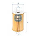 UFI Ölfilter 25.029.00 Filtereinsatz für SKODA SEAT VW 5Z3 POLO FOX 5Z4 6C1 6R1