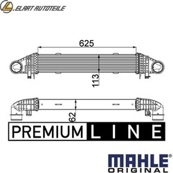 LADELUFTKÜHLER CI 359 000P FÜR MERCEDES-BENZ C-CLASS/T-Model E-CLASS 1.8L 4cyl