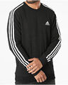  Sport Sweatshirt pullover HERREN Adidas Schwarz Baumwolle Sportswear lifestyle