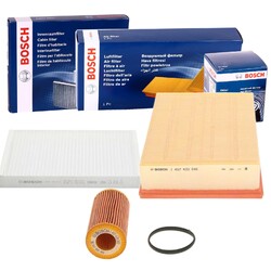 BOSCH POLLEN- LUFT- ÖL-FILTER PAKET passend für Seat Exeo 3R2 Exeo ST 3R5
