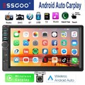 7" 2 DIN Android 13 Apple Carplay Autoradio Bluetooth AUX SD TF AM FM USB BT KAM