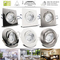 LED Einbau Strahler SET dimmbar Decken Spot 230V Leuchte 7W SD GU10 CL-PRE/CAR