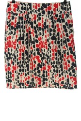 STRENESSE GABRIELE STREHLE Minirock Damen Gr. DE 34 wollweiß-schwarz-rot