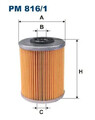Kraftstofffilter Filtereinsatz PM 816/1 FILTRON für MITSUBISHI NISSAN OPEL VOLVO