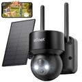 2K Outdoor FUNK WLAN WIFI IP KAMERA AUßEN Set ÜBERWACHUNGSKAMERA Solar 3MP HD
