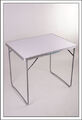 Alu Koffertisch 70x50x60 cm Campingtisch Tisch Gartentisch Klapptisch Falttisch