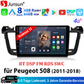 8Core Für Peugeot 508 SW I 2011-2018 Android 13 Autoradio GPS Nav DAB+4G Carplay