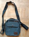 Oulilai  Cross over Handtasche Schultertasche grau Canvas