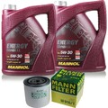 MANN-FILTER Ölfilter 10L MANNOL 5W-30 Energy Combi LL für Ford Sierra 2.0i