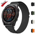 Nylon Loop Armband Für Garmin Fenix 8 47/51mm E 7 7X Pro 6 6X Pro 5 5X Enduro 3