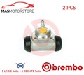 RADBREMSZYLINDER TROMMELBREMSE PAAR BREMBO A 12 341 2PCS P FÜR NISSAN KUBISTAR
