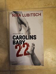 Carolins Baby: 22 von Lubitsch, Nika | Buch | Zustand Sehr gut