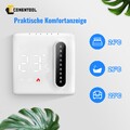 CONENTOOL Thermostat Elektrische Fußbodenheizung Raumthermostat Programmierbar