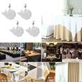 4 Stck. Metall Clip mit Anhängern Tropfen Multi Form Tischdecke Gewichte Picknick Abdeckungen