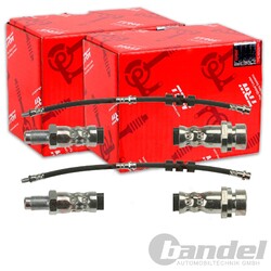 2X TRW BREMSSCHLÄUCHE VORNE BEIDSEITIG PASSEND FÜR FORD MAVERICK MAZDA TRIBUTE